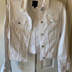 White denim jacket